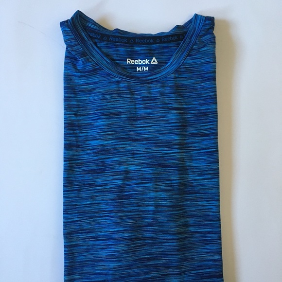 Reebok Short Sleeve Heather Navy (M) - Picture 2 of 8